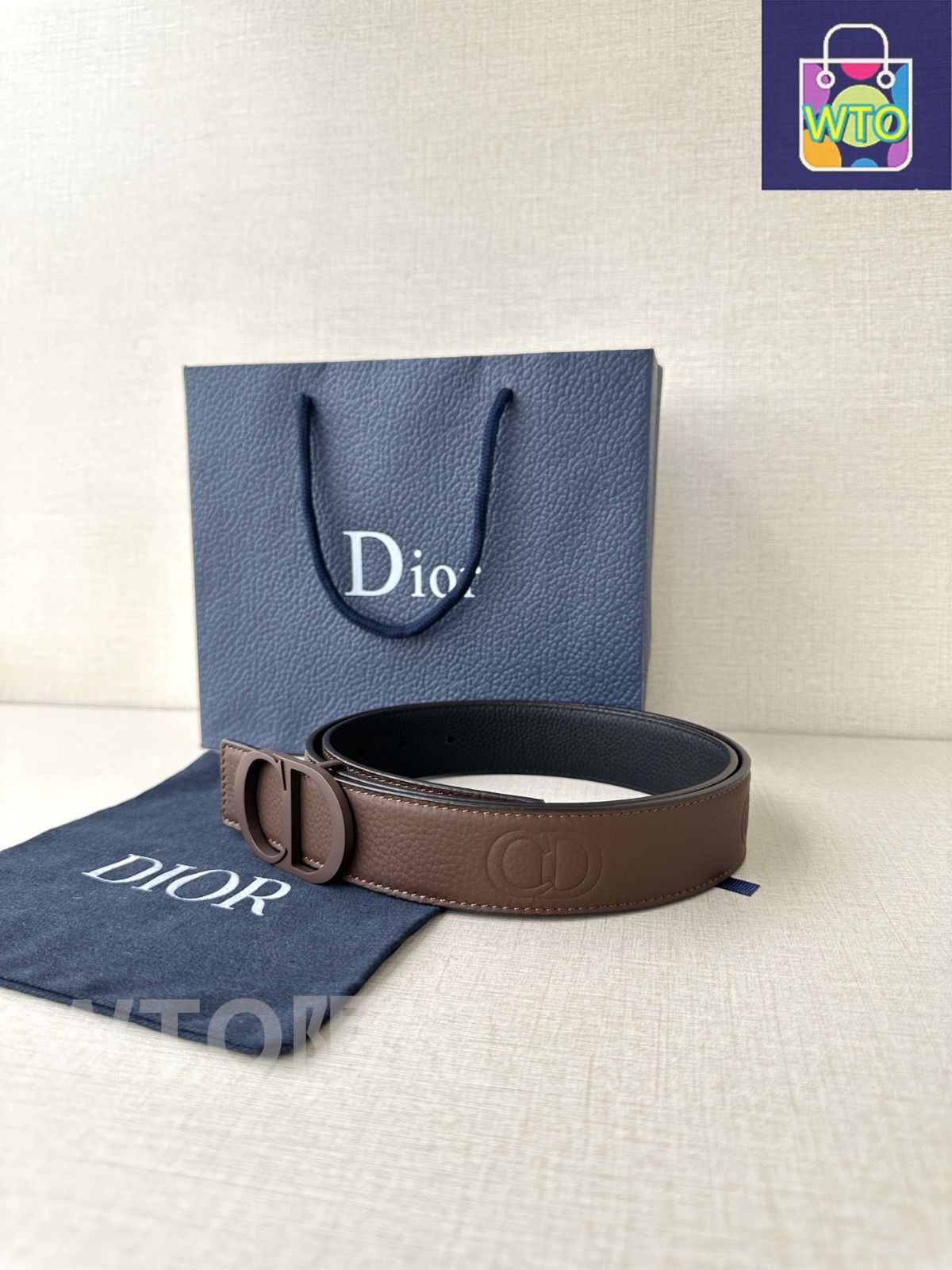 箱付き　ディオール　ベルト　ステキ 箱付き ディオール ベルト ステキ