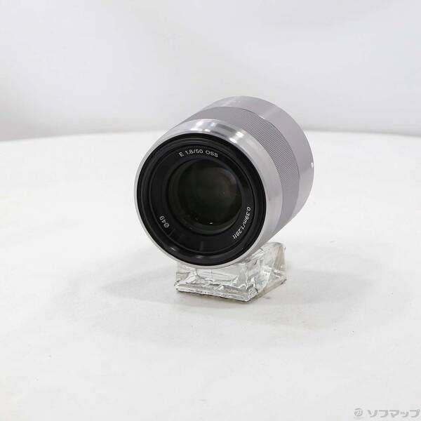 〔 品〕 E 50mm F1.8 OSS SEL50F18 Eレンズ シルバー 258