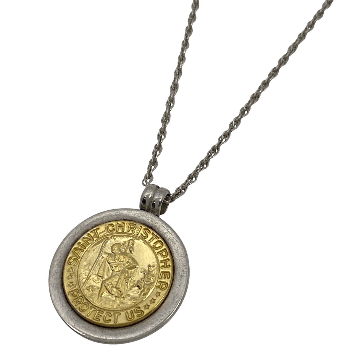 ティファニー セントクリストファー コイントップ ネックレス