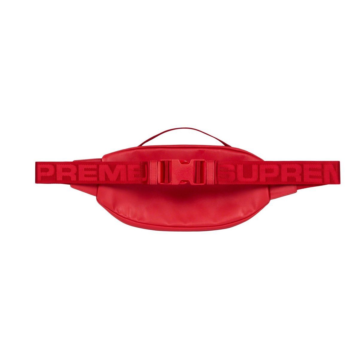 23FW Supreme Leather Waist Bag Red ( シュプリーム レザー ウエストバッグ レッド 赤 ) - メルカリ
