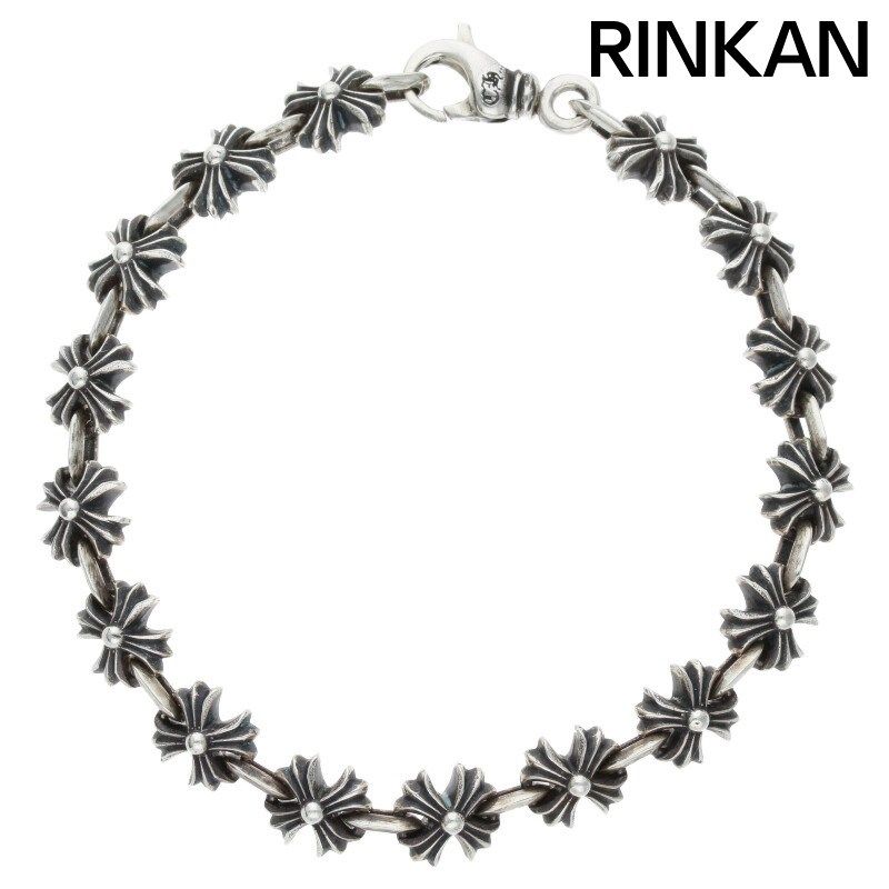 クロムハーツ  CH X LINK CH リンク X シルバーブレスレット メンズ 16LINK