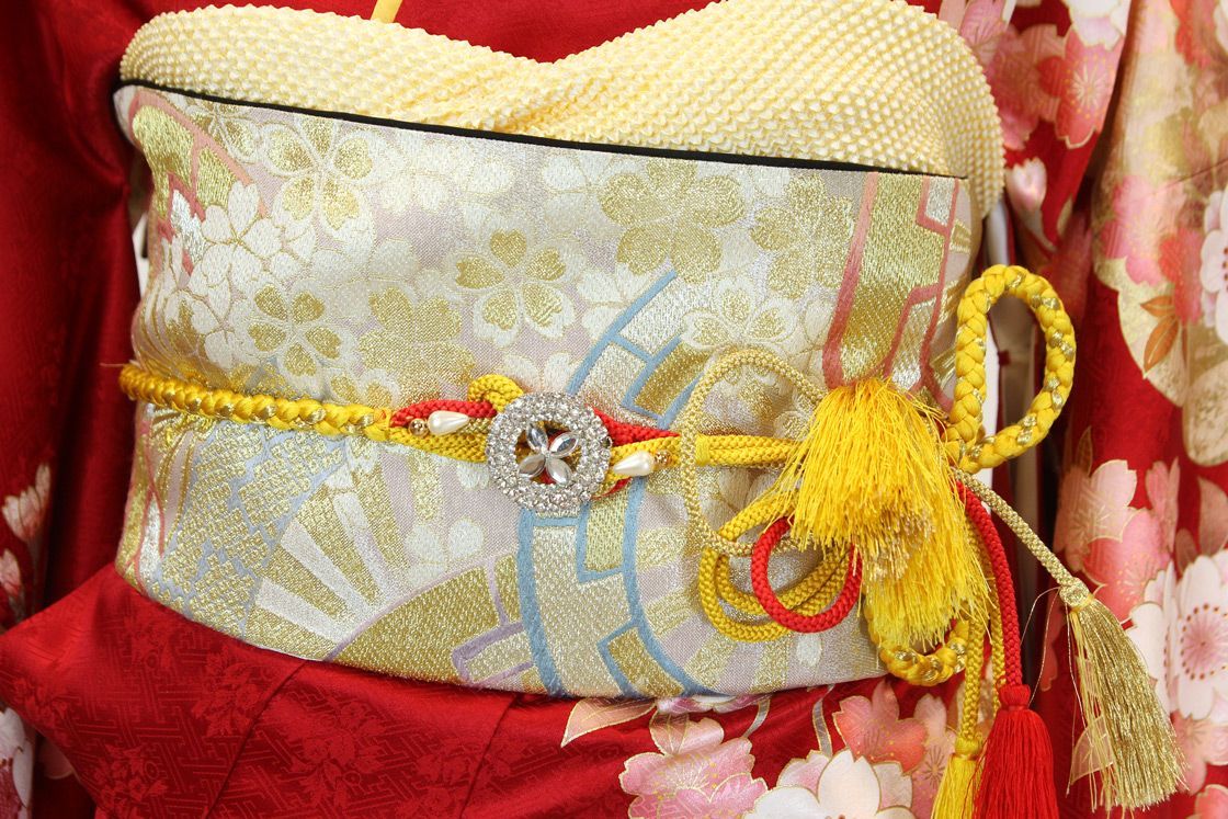 6380❱ フルセット 訪問着 袋帯 本金箔九百錦 帯締め 帯揚げ