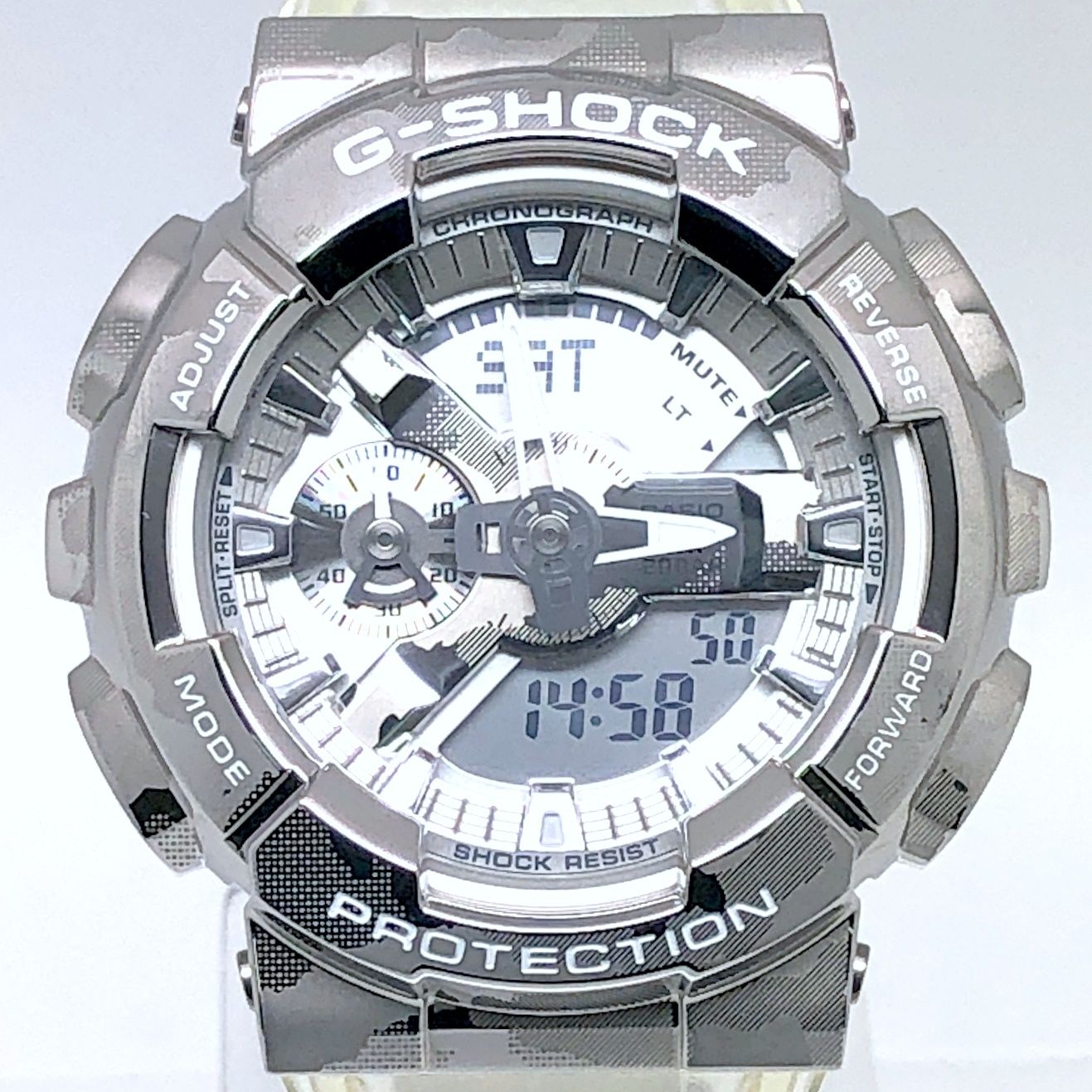 G-SHOCK ジーショック GM-110SCM-1A メタルベゼル シルバー