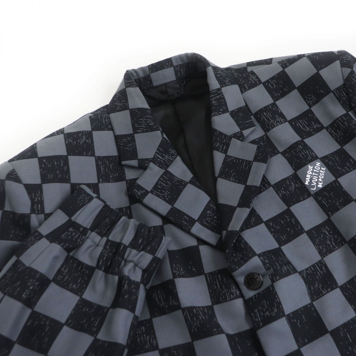 【美品】LOUIS VUITTON ボクシーカットジャケット 極美品□21AW LOUIS VUITTON/ルイヴィトン ヴォクシー ダミエ
