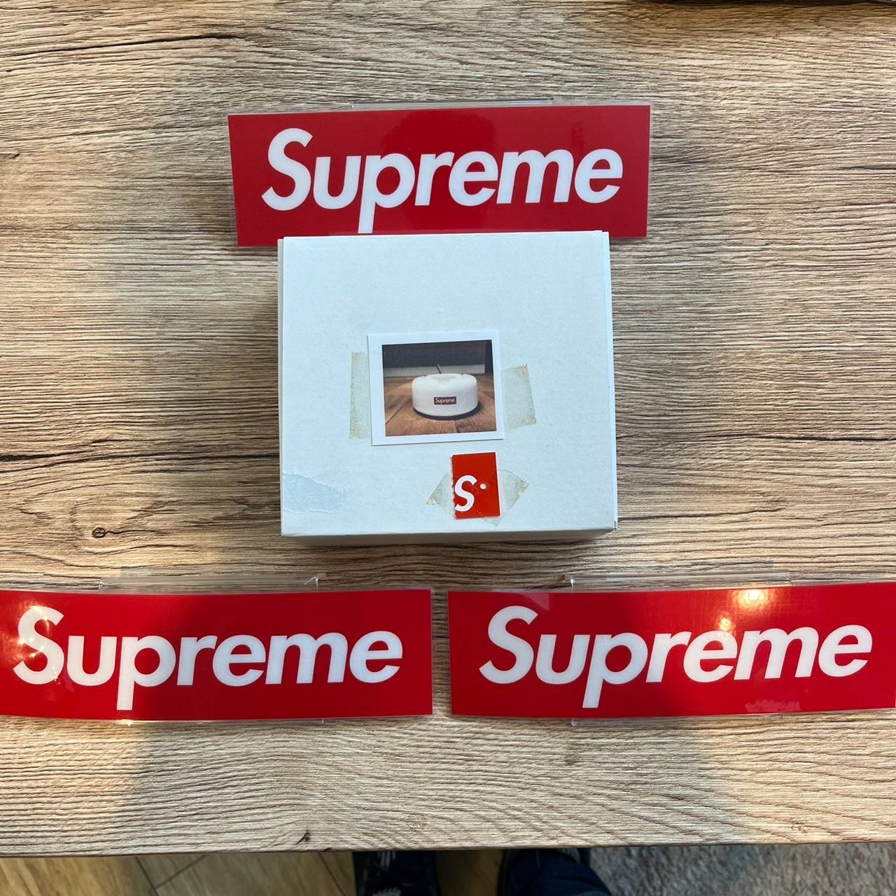 Supreme Glass Ash Tray Box Logo 灰皿 2013-