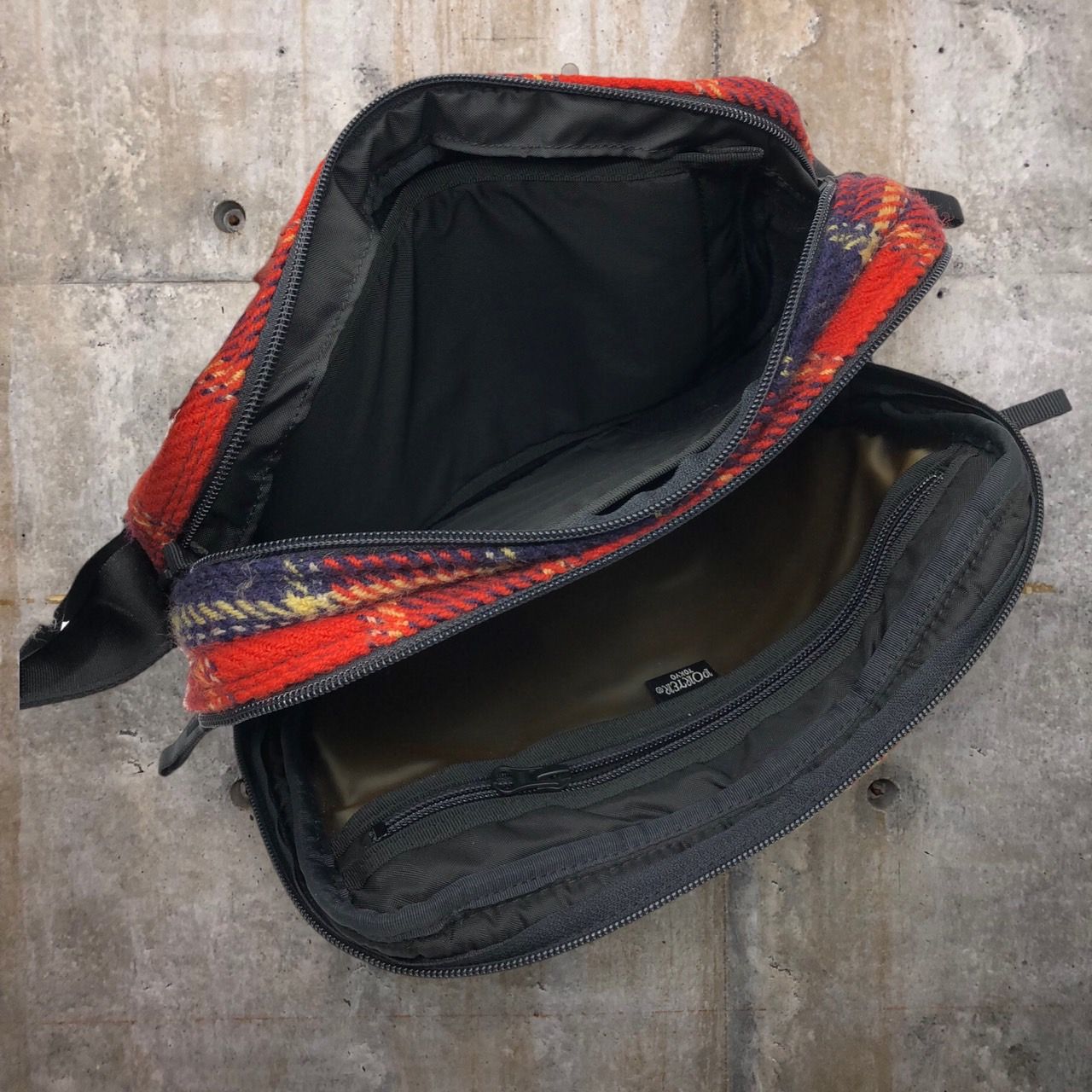 ウールツイードx綿フランネルチェックxエステルオックス Filson W 