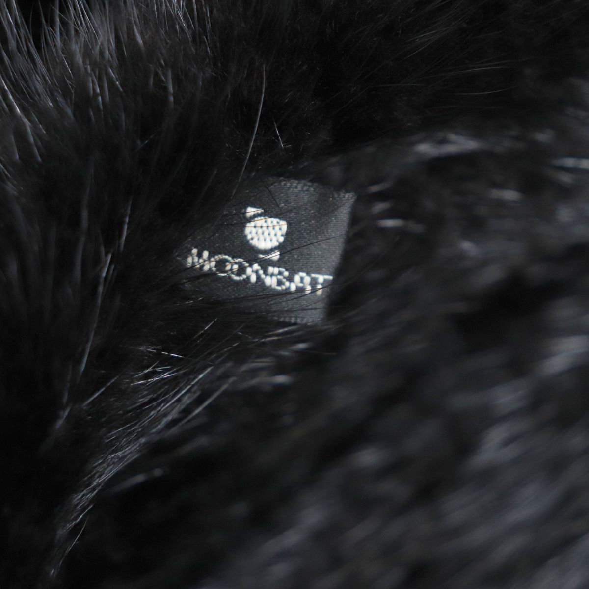 極美品▽MOONBAT ムーンバット MINK ミンク 軽量 本毛皮大判ショール