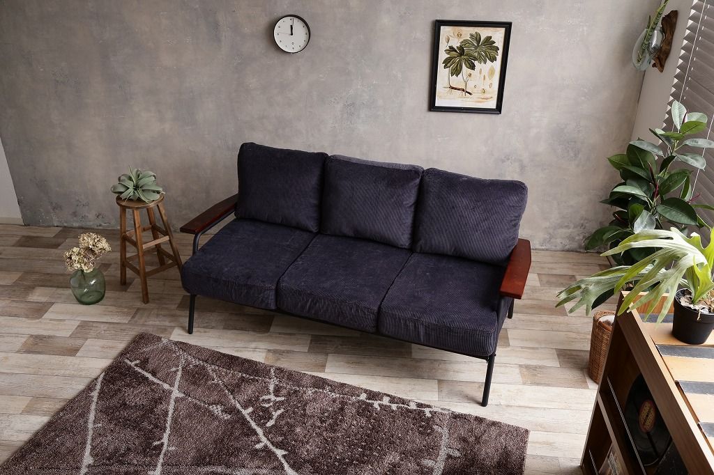 3人掛け】Basquiat corduroy 3人掛コーデュロイソファ