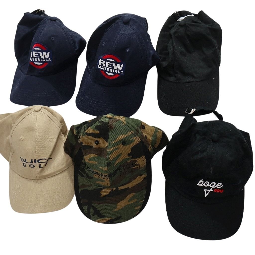 古着卸 まとめ売り 6パネル キャップ 25枚セット (メンズ ) カモ