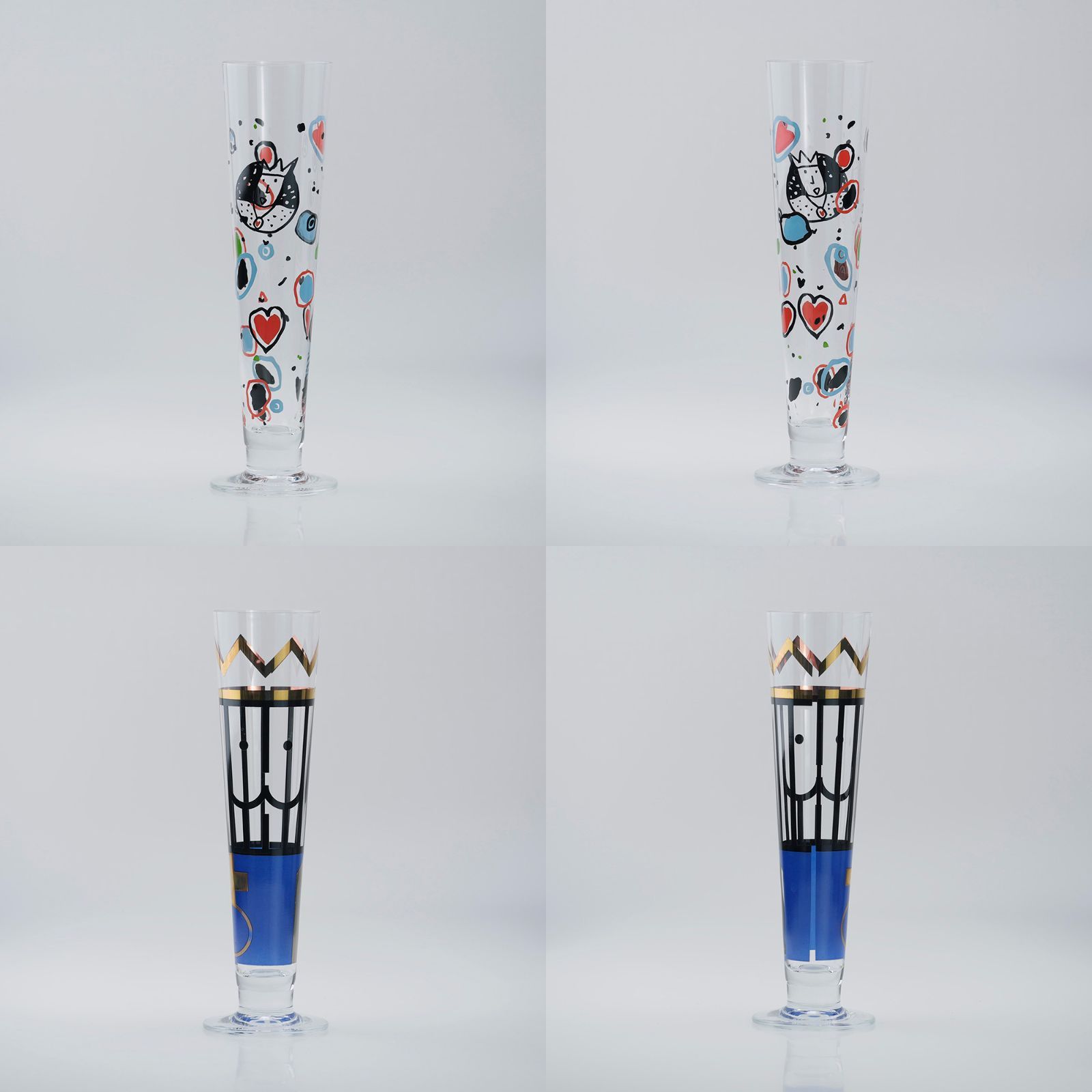 RITZENHOFF/リッツェンホフ ビアグラス コースター付 4客セット - メルカリ