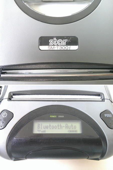 スター精密 テストプリント済み SM-T300i モバイルレシートプリンター