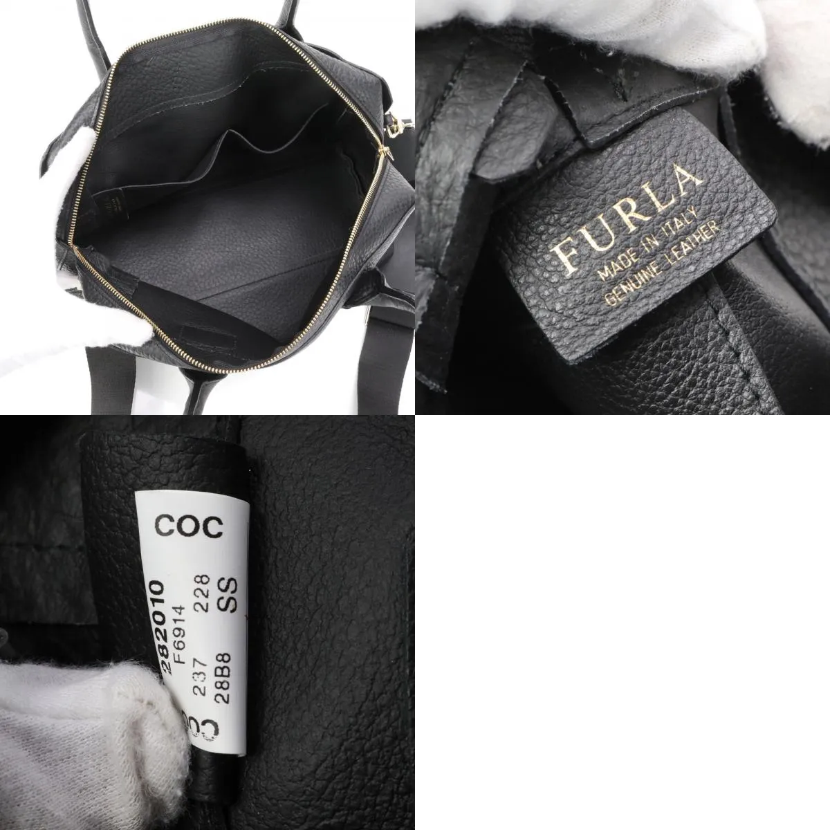 FURLA フルラ<br>ポーチ かっこよく レディース<br>【中古】【古着】