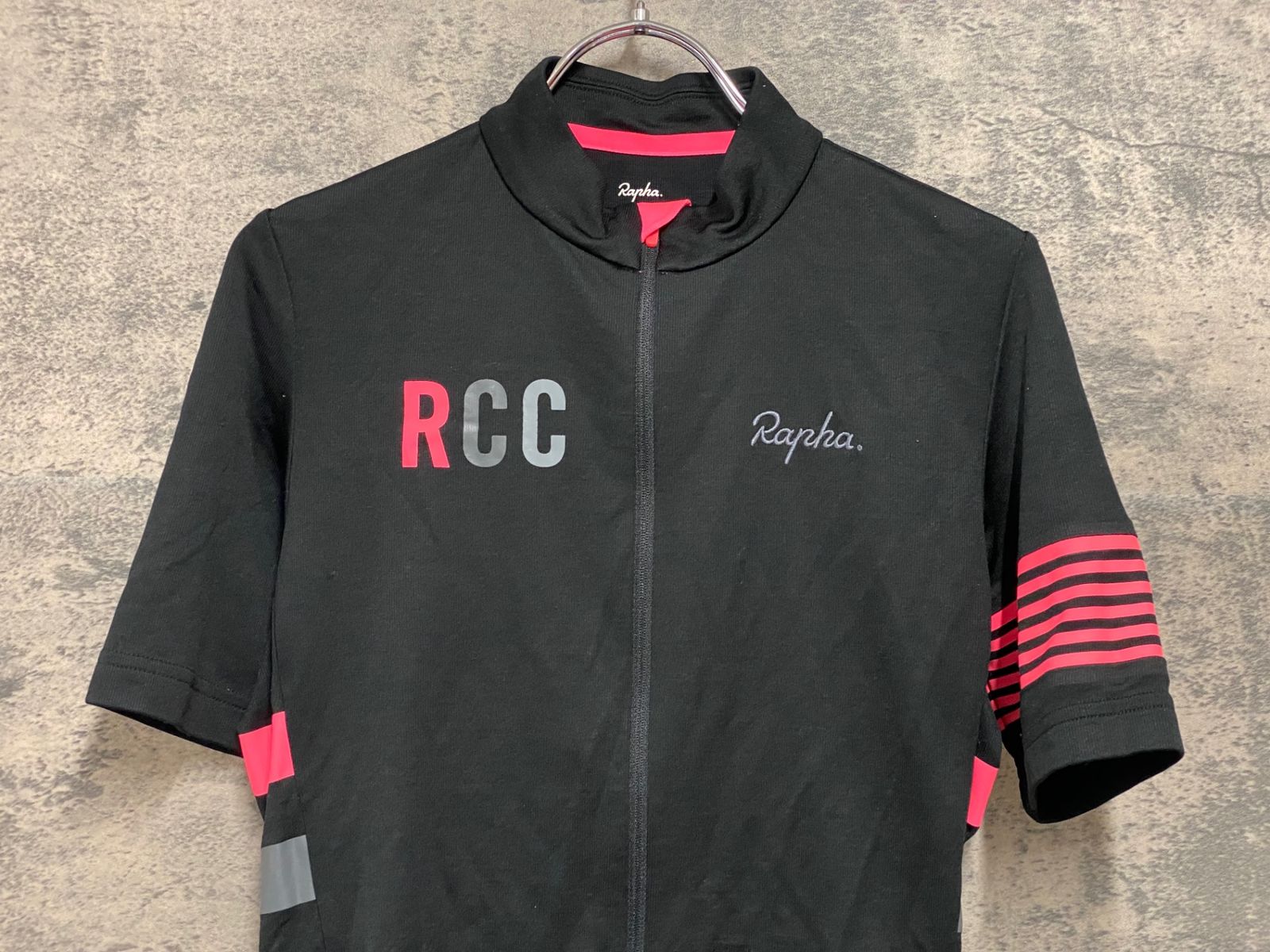 Rapha RCC サイクルジャージ Lサイズ グレー/ピンク Rapha RCCサイクルジャージ Lサイズ グレー/ピンク - メルカリ