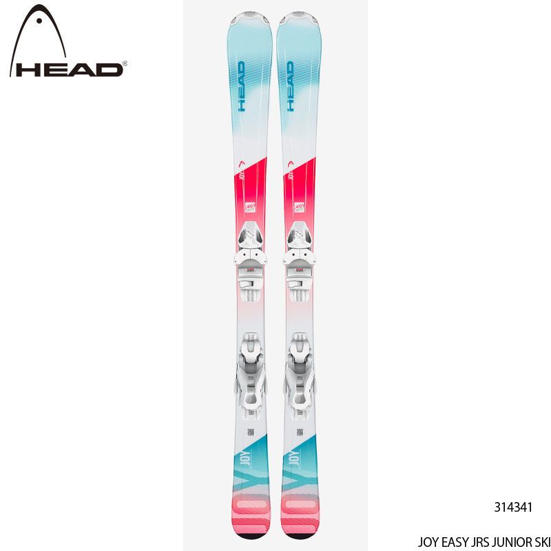 ヘッド スキー板 スキーセット ジュニア キッズ 子供用 22-23 HEAD JOY EASY JRS + JRS 4.5 GW CA 金具付き ビンディング 送料無料