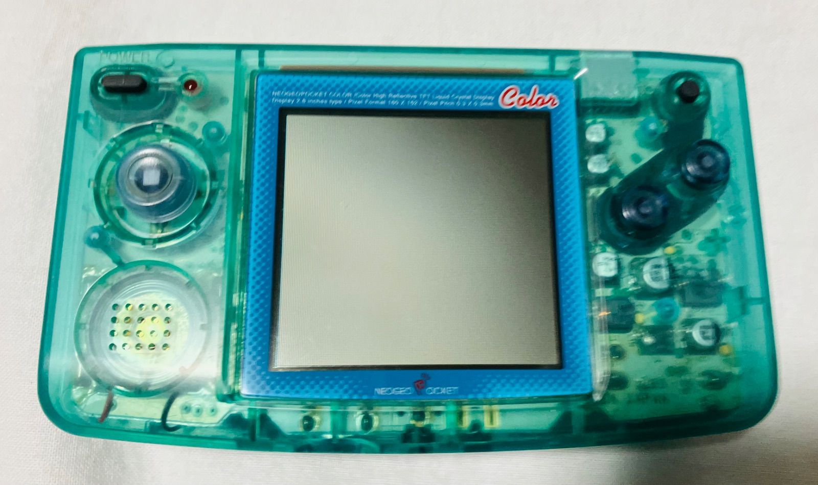 ネオジオ ポケット カラー 本体 クリスタルブルー SNK動作確認済 レア NEWネオジオポケットカラー クリスタルブルー 本体 SNK