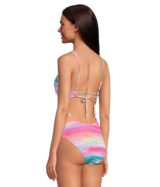 (取寄) ベッカ レディース ベラーノ イブリン バックル バンジ ワン ピース BECCA women Verano Evelynn Buckle Plunge One Piece Mutlicolor 送料無料】 ベッカ レディース 上下セット 水着 Verano Evelynn Buckle