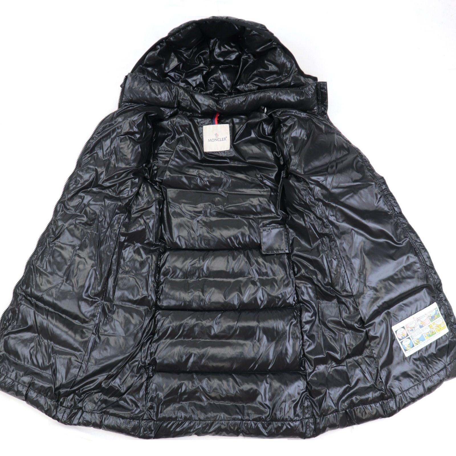 極美品モンクレール ダウンジャケット キッズ10a 140cmブラック