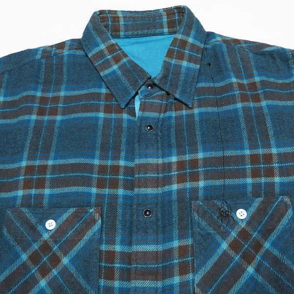 sacai サカイ x Dr.Woo ドクター ウー DRAWSTRING FLANNNEL SHIRT 19 