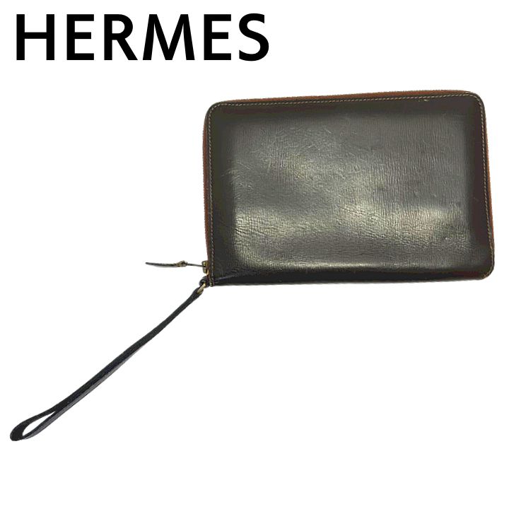 使用状況多少の使用感ございます専用Hermès エルメス チャーリー ラウンドファスナー 長財布