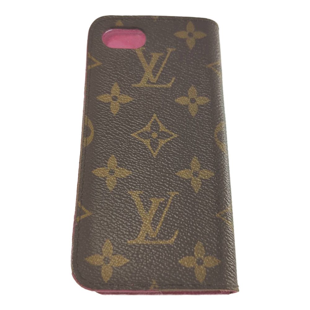 LOUIS VUITTON ルイヴィトン モノグラム IPHONE8フォリオ スマートフォンケース ポーチ|M61906|ブラウン|プレゼント ♀ B レディース 556319