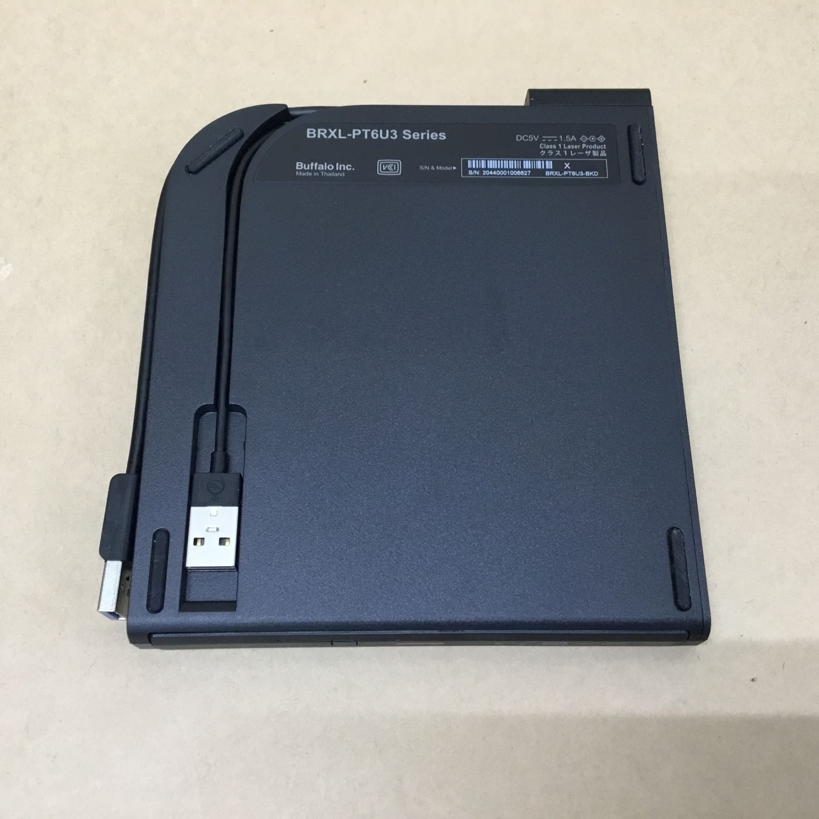 *BUFFALO BRXL-PC6U2-BK - BDXL対応 USBポータブルブルーレイドライブ ブラック バッファロー ポータブル ブルーレイドライブ BRXL-PC6U2 BDXL BUFFALO