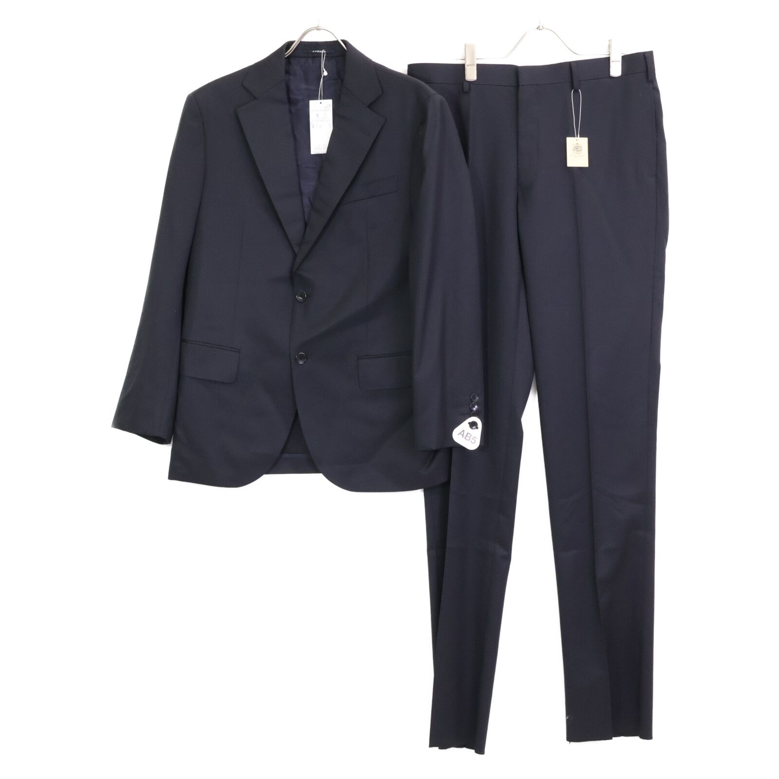 J.PRESS ジェイプレス 25SS ﾈｲﾋﾞｰ JAPAN CRAFT CLOTH ｼﾝｸﾞﾙ2つ釦ｽｰﾂ AB5