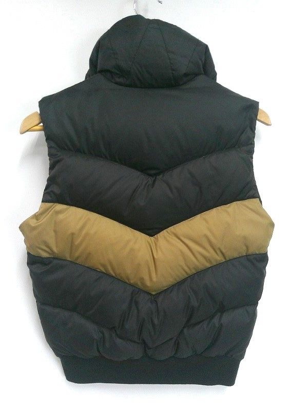 s25g-a490x MONCLER ﾓﾝｸﾚｰﾙ ﾚﾃﾞｲｰｽ ﾀﾞｳﾝﾍﾞｽﾄ 茶ﾀｸﾞ ﾊﾞｲｶﾗｰ ﾌﾞﾗｯｸ サイズ１