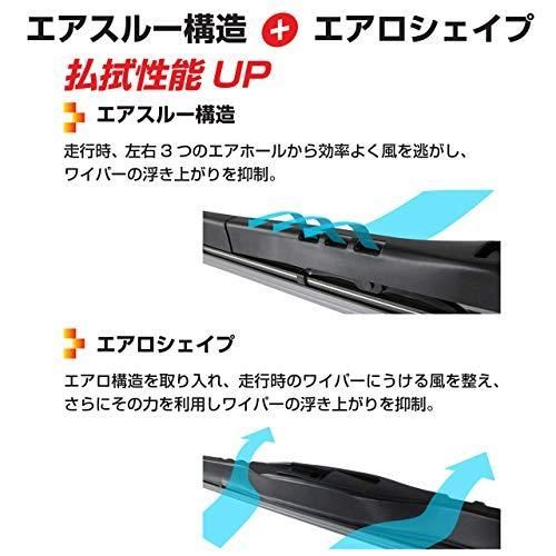 PIAA ワイパー ブレード 600mm エアロヴォーグ 超強力シリコート 特殊シリコンゴム 1本入 呼番81 WAVS60 FFCRYSTALESIA_COM