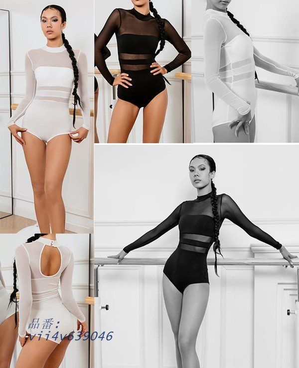 社交ダンス☆新作☆パーティー☆レッスン☆レオタード☆スカート