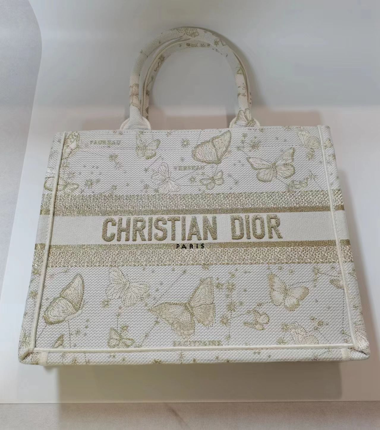 DIOR クリスチャンディオールブックトートバッグミディアム