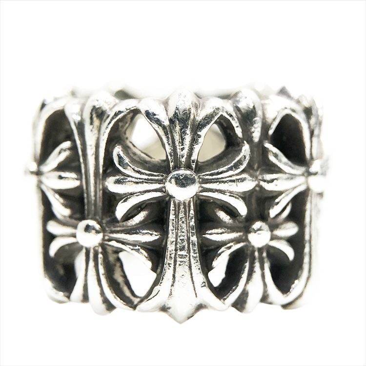 ChromeHearts クロムハーツ CEMETERY セメタリークロスリング 指輪 約20号 シルバー