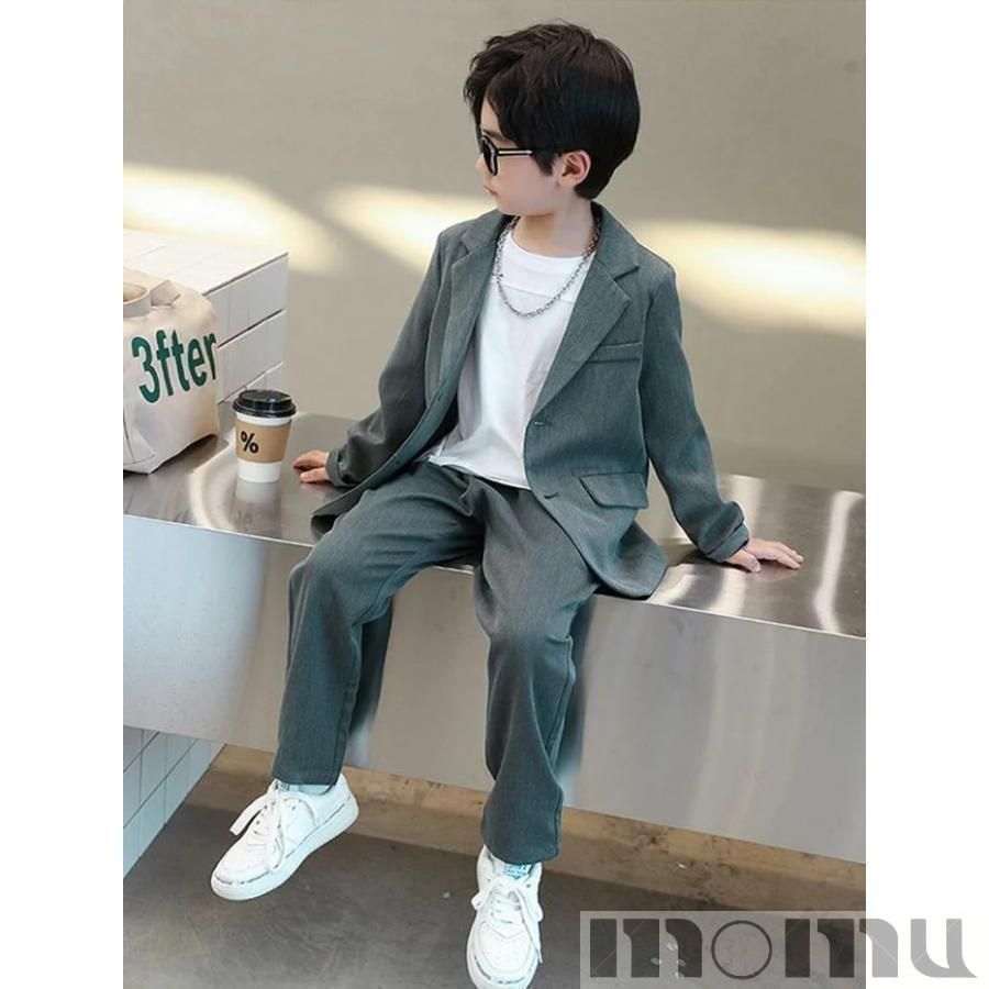 極美品✨男の子スーツ BACK&FORTH 165 セットアップ 160〜170