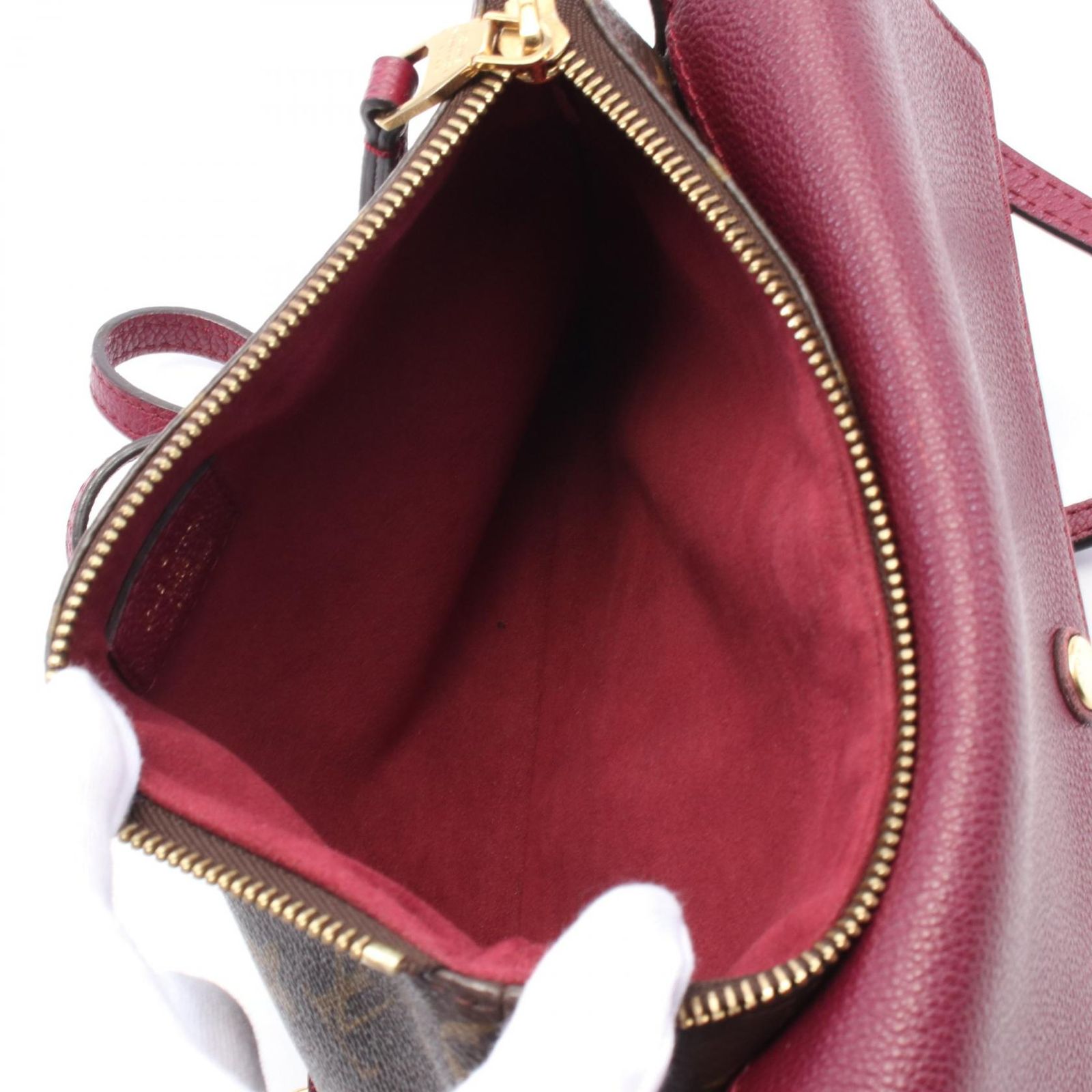 ルイ・ヴィトン LOUIS VUITTON トワイス ツインセット ショルダーバッグ バッグ PVCコーティングキャンバス レザー モノグラム レディース ブラウン系 / ピンク系 M50183 【中古】 LOUIS VUITTON - ルイ・ヴィトン LOUIS VUITTON トワイス ツインセット