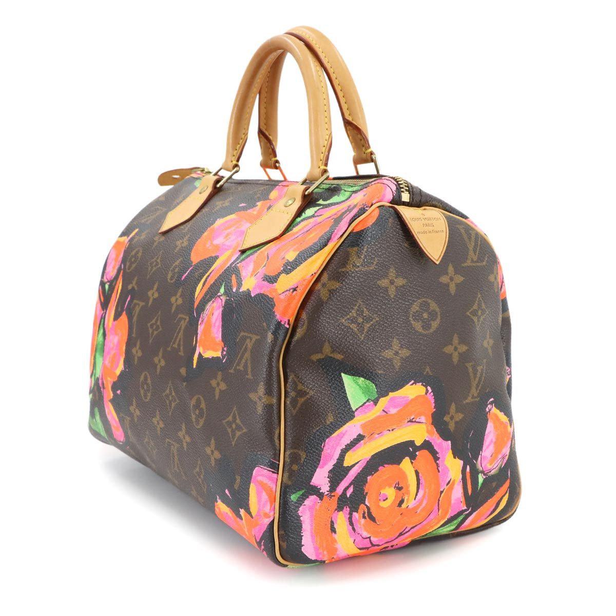 ルイ ヴィトン LOUIS VUITTON モノグラム ローズ スピーディ 30
