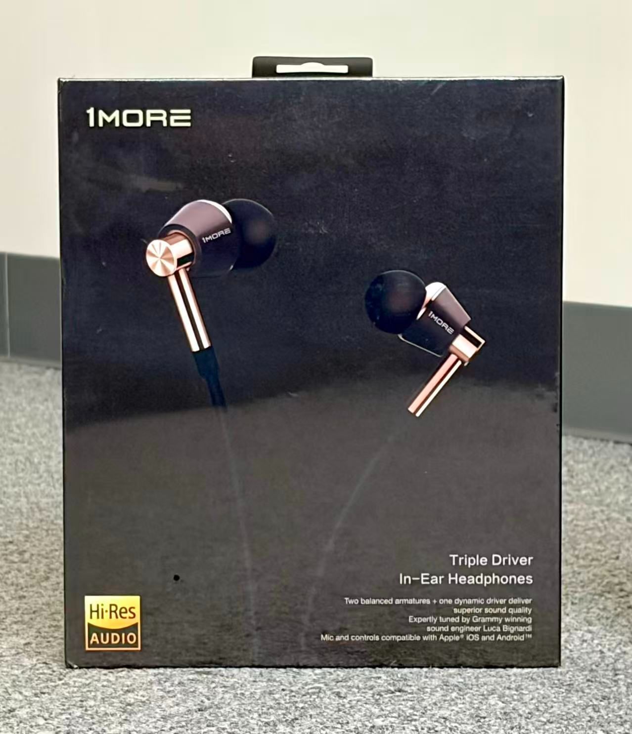 1MORE Triple-Driver ハイレゾ有線イヤホン ゴールド