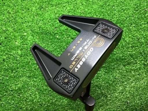 オデッセイ Ai-ONE TRI-BEAM 7 34インチ パター PT STROKE LAB 90 スチール フレックスその他 メンズ 男性用 右利き 右用 Bランク ゴルフクラブ