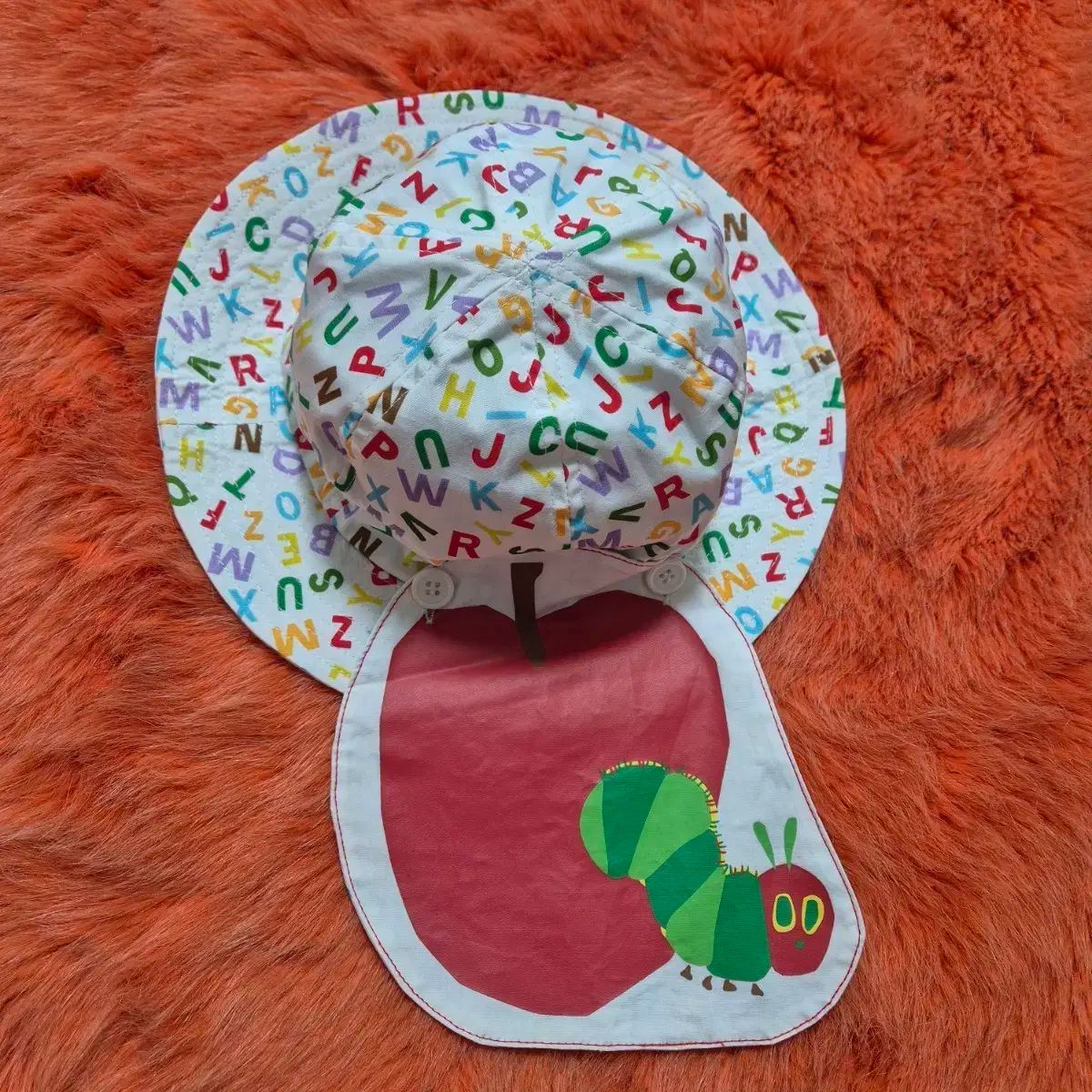 ERIC CARLE エリックカール ハングリー・キャタピラー バケツ 帽子 52cm