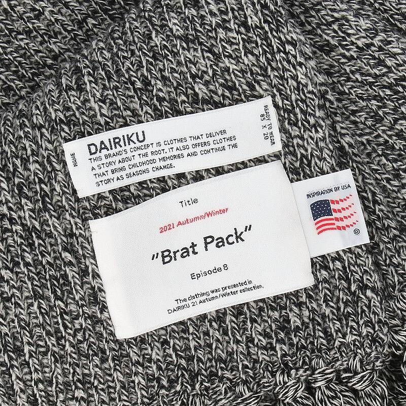 DAIRIKU ダイリク 21aw フリンジロングマフラー
