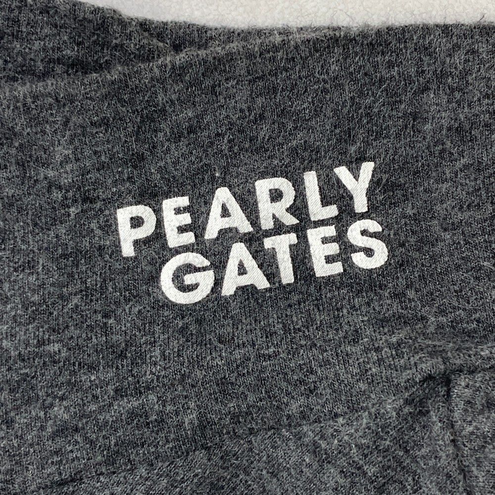 サイズ：2 PEARLY GATES パーリーゲイツ  ハイネック 長袖Tシャツ  グレー系 [240101447355] ゴルフウェア レディース ストスト サイズ：2 PEARLY GATES パーリーゲイツ ハイネック 長袖Tシャツ