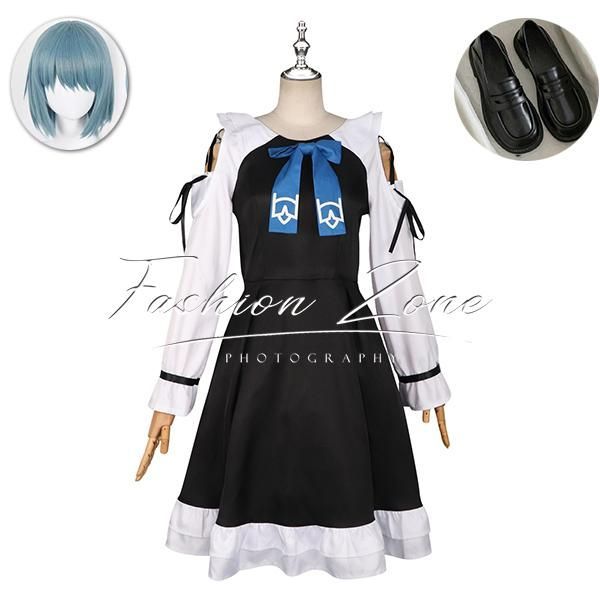 ◆魔法少女まどか マギカ 風 美樹 さやか コスプレ衣装 ウィッグ 靴 cosplay ハロウィン 演出服 変装