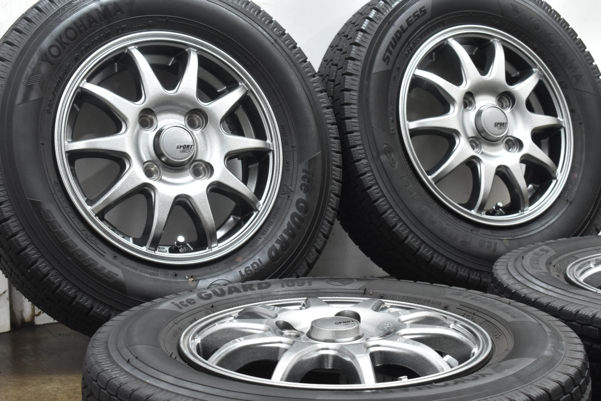 バリ溝】SPORT ABELIA 12in 3.5J +42 PCD100 2022年製 ヨコハマ