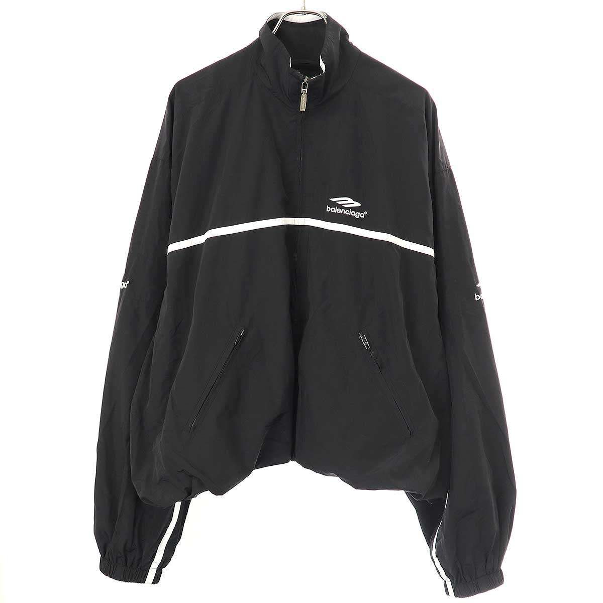 ジャケット・アウター Balenciaga 3B track jacket 3B Sports Icon layered track jacket in black - Balenciaga
