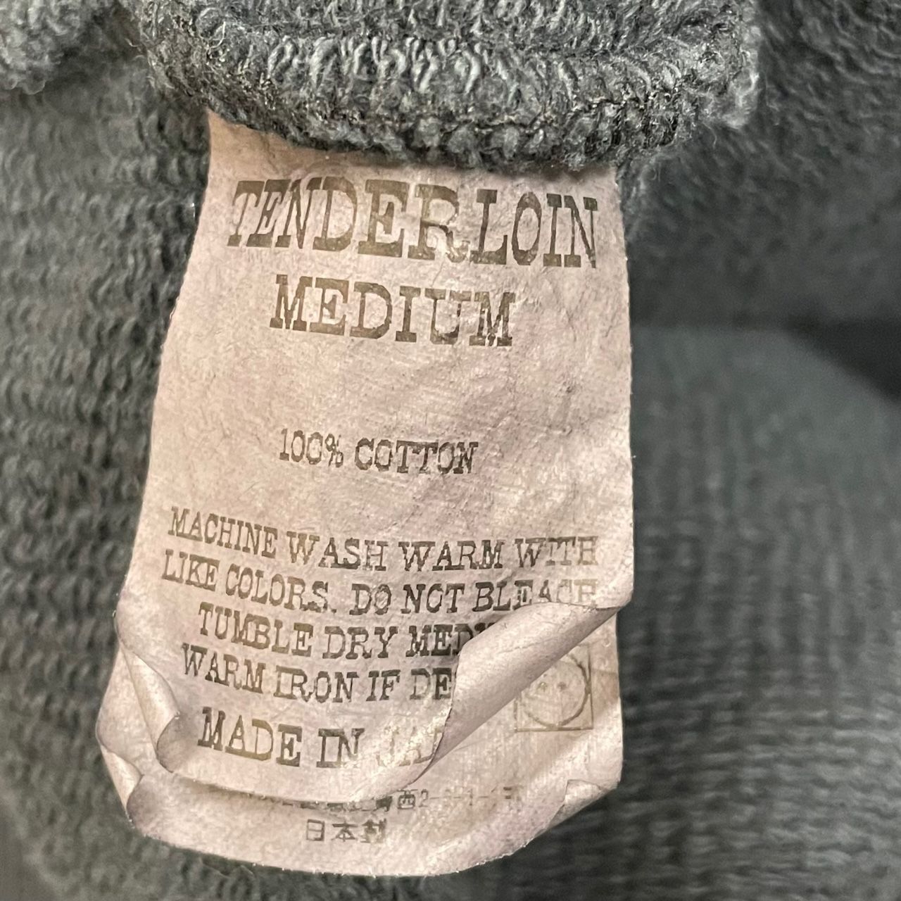 新品 TENDERLOIN SWEAT COAT 刺繍ロゴ スウェット コート