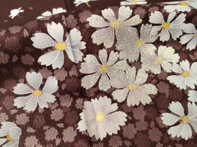 平和屋着物○訪問着 作家物 舞花文 暈し染め 銀糸 やまと誂製 正絹