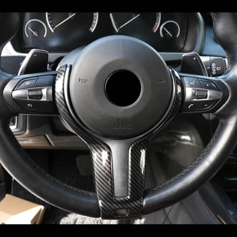 スポーティ全開 BMW カーボン ルック ステアリング カバー F46 218i 218d 220i xDrive Mスポーツ グランツアラー 2シリーズ 5275