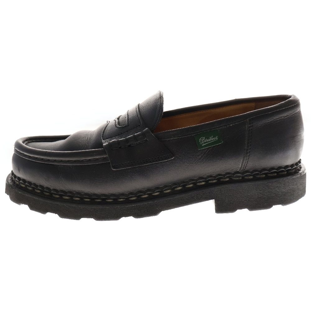 PARABOOT パラブーツ REIMS ランス レザーコインローファー ブラック MARCHEソール 099412