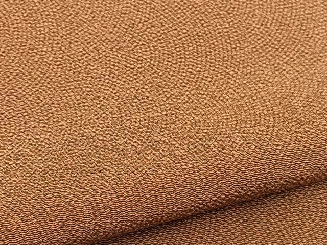 平和屋着物▽江戸小紋 単衣 鮫小紋柄 鬼しぼ縮緬 正絹 逸品 BAAS8249hv  