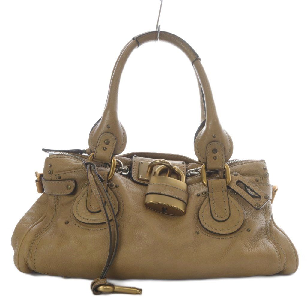クロエ CHLOE パディントン ハンドバッグ レザー 南京錠付き クロエ CHLOE パディントン ハンドバッグ レザー 南京錠付き