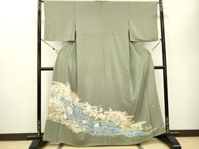 平和屋着物●本加賀友禅作家　鶴見保次　塩瀬　九寸名古屋帯　地紙草花文　正絹　逸品　CABA2370dy 2026年最新】鶴見保次の人気アイテム - メルカリ