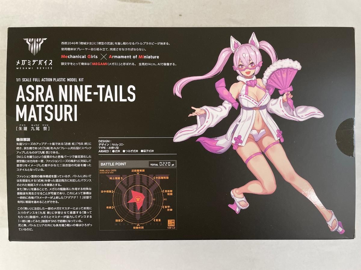 朱羅 九尾 祭 (プラモデル) 中古】【未開封】【特典付】1/1 朱羅 九尾